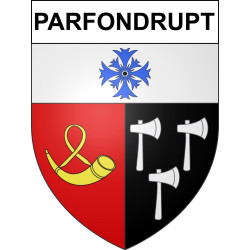 Parfondrupt Sticker wappen, gelsenkirchen, augsburg, klebender aufkleber
