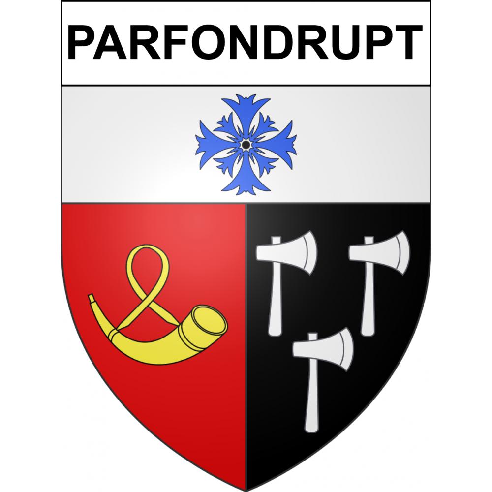 Stickers coat of arms Parfondrupt adhesive sticker