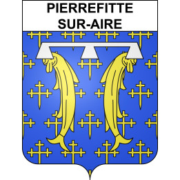 Stickers coat of arms Pierrefitte-sur-Aire adhesive sticker