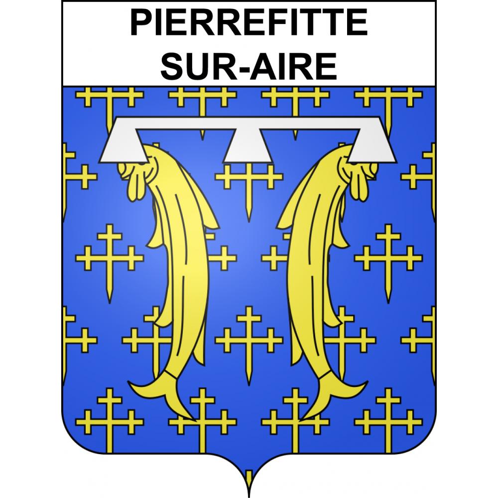 Pierrefitte-sur-Aire Sticker wappen, gelsenkirchen, augsburg, klebender aufkleber