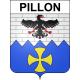 Pillon 55 ville sticker blason écusson autocollant adhésif