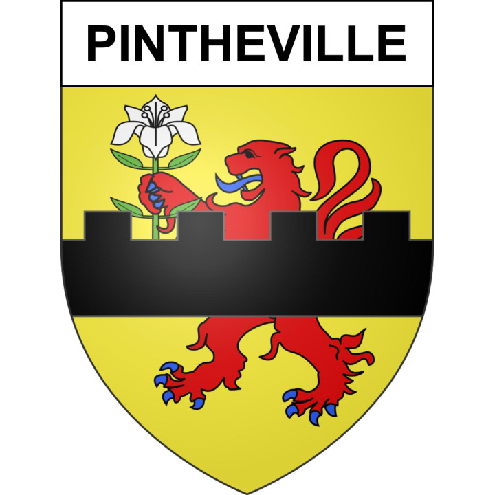 Pintheville Sticker wappen, gelsenkirchen, augsburg, klebender aufkleber