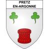 Stickers coat of arms Pretz-en-Argonne adhesive sticker