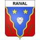 Raival Sticker wappen, gelsenkirchen, augsburg, klebender aufkleber