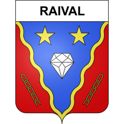 Raival Sticker wappen, gelsenkirchen, augsburg, klebender aufkleber