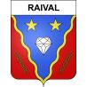 Raival Sticker wappen, gelsenkirchen, augsburg, klebender aufkleber