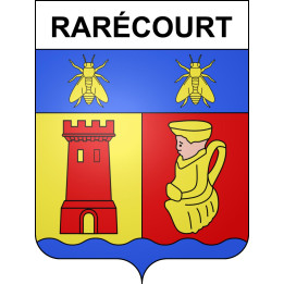 Stickers coat of arms Rarécourt adhesive sticker
