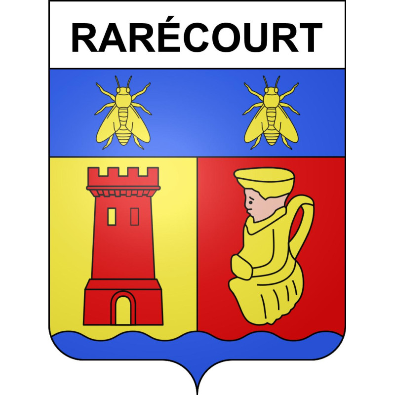 Adesivi stemma Rarécourt adesivo