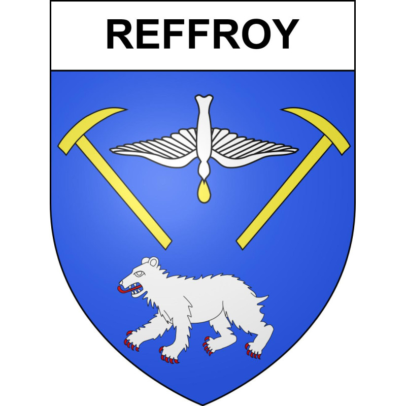 Stickers coat of arms Reffroy adhesive sticker