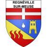 Regnéville-sur-Meuse 55 ville sticker blason écusson autocollant adhésif