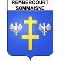 Rembercourt-Sommaisne Sticker wappen, gelsenkirchen, augsburg, klebender aufkleber