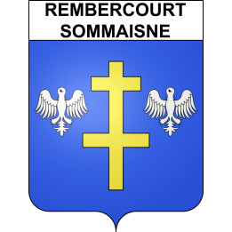 Stickers coat of arms Rembercourt-Sommaisne adhesive sticker