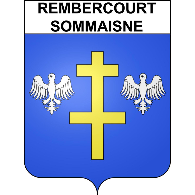 Stickers coat of arms Rembercourt-Sommaisne adhesive sticker