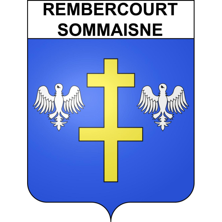 Rembercourt-Sommaisne 55 ville sticker blason écusson autocollant adhésif