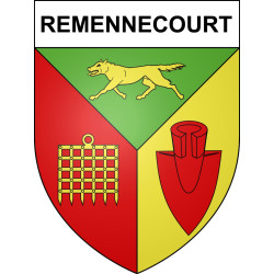 Remennecourt Sticker wappen, gelsenkirchen, augsburg, klebender aufkleber