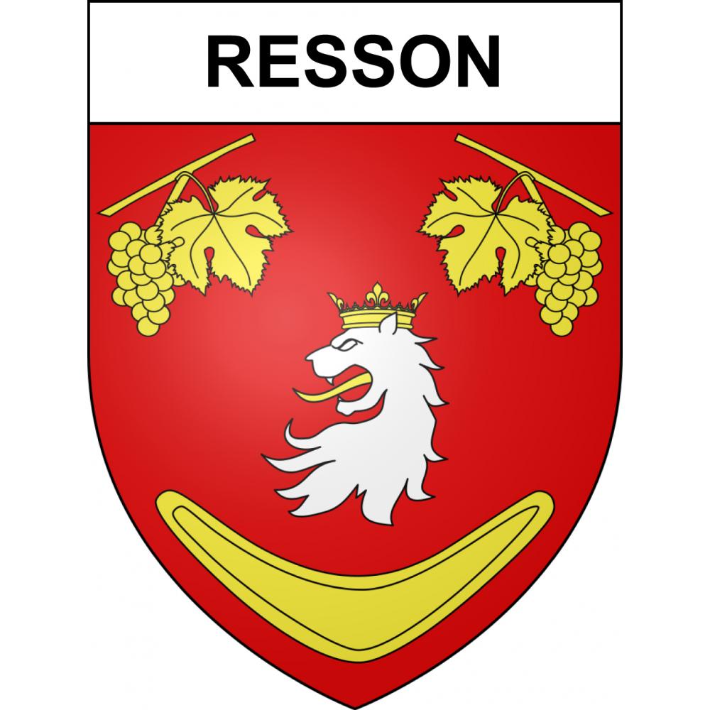 Adesivi stemma Resson adesivo