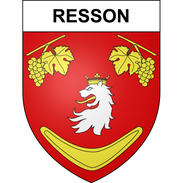 Stickers coat of arms Resson adhesive sticker