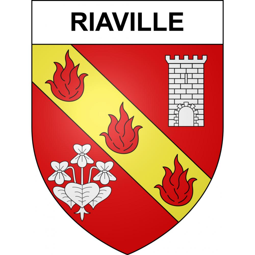 Riaville Sticker wappen, gelsenkirchen, augsburg, klebender aufkleber