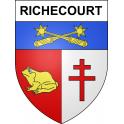 Richecourt Sticker wappen, gelsenkirchen, augsburg, klebender aufkleber