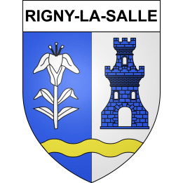 Stickers coat of arms Rigny-la-Salle adhesive sticker