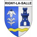 Rigny-la-Salle Sticker wappen, gelsenkirchen, augsburg, klebender aufkleber