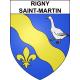 Stickers coat of arms Rigny-Saint-Martin adhesive sticker