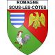 Romagne-sous-les-Côtes 55 ville sticker blason écusson autocollant adhésif