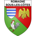 Romagne-sous-les-Côtes 55 ville sticker blason écusson autocollant adhésif
