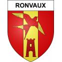 Ronvaux 55 ville sticker blason écusson autocollant adhésif