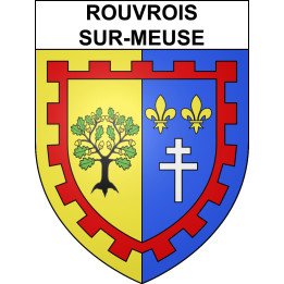 Stickers coat of arms Rouvrois-sur-Meuse adhesive sticker