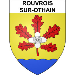 Rouvrois-sur-Othain Sticker wappen, gelsenkirchen, augsburg, klebender aufkleber