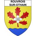 Stickers coat of arms Rouvrois-sur-Othain adhesive sticker