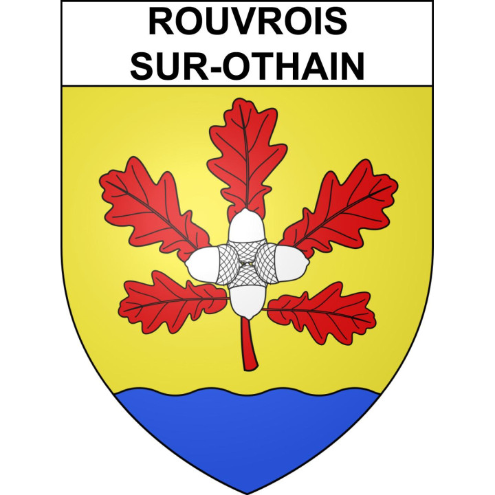 Rouvrois-sur-Othain 55 ville sticker blason écusson autocollant adhésif