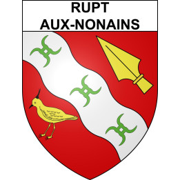 Rupt-aux-Nonains Sticker wappen, gelsenkirchen, augsburg, klebender aufkleber