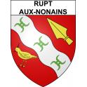Rupt-aux-Nonains Sticker wappen, gelsenkirchen, augsburg, klebender aufkleber