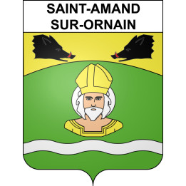 Saint-Amand-sur-Ornain Sticker wappen, gelsenkirchen, augsburg, klebender aufkleber
