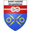 Stickers coat of arms Saint-André-en-Barrois adhesive sticker