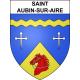Saint-Aubin-sur-Aire 55 ville sticker blason écusson autocollant adhésif