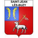 Saint-Jean-lès-Buzy Sticker wappen, gelsenkirchen, augsburg, klebender aufkleber