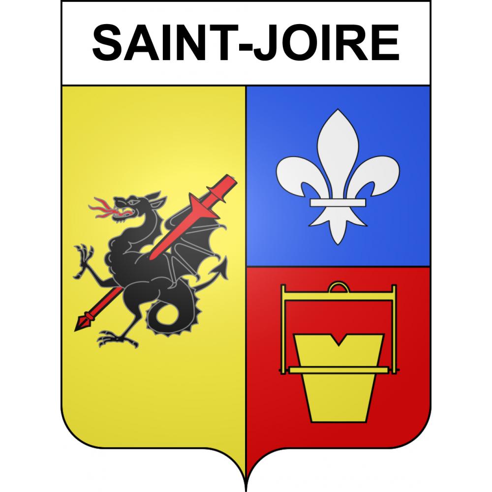 Pegatinas escudo de armas de Saint-Joire adhesivo de la etiqueta engomada