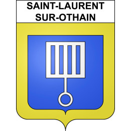 Saint-Laurent-sur-Othain Sticker wappen, gelsenkirchen, augsburg, klebender aufkleber