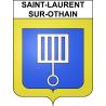 Saint-Laurent-sur-Othain 55 ville sticker blason écusson autocollant adhésif