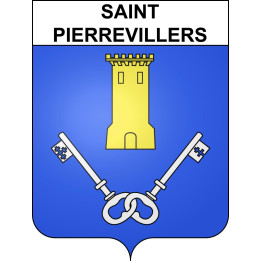 Saint-Pierrevillers Sticker wappen, gelsenkirchen, augsburg, klebender aufkleber