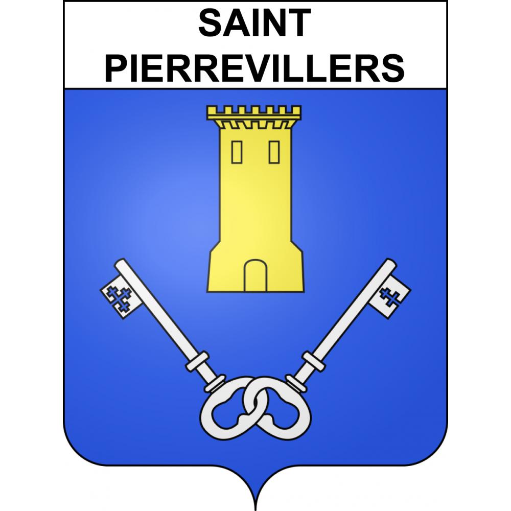 Saint-Pierrevillers 55 ville sticker blason écusson autocollant adhésif