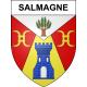 Salmagne 55 ville sticker blason écusson autocollant adhésif