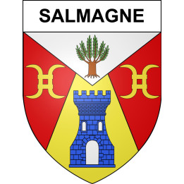 Salmagne Sticker wappen, gelsenkirchen, augsburg, klebender aufkleber