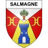 Stickers coat of arms Salmagne adhesive sticker