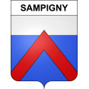 Salmagne Sticker wappen, gelsenkirchen, augsburg, klebender aufkleber