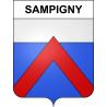 Salmagne Sticker wappen, gelsenkirchen, augsburg, klebender aufkleber