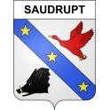 Saudrupt Sticker wappen, gelsenkirchen, augsburg, klebender aufkleber